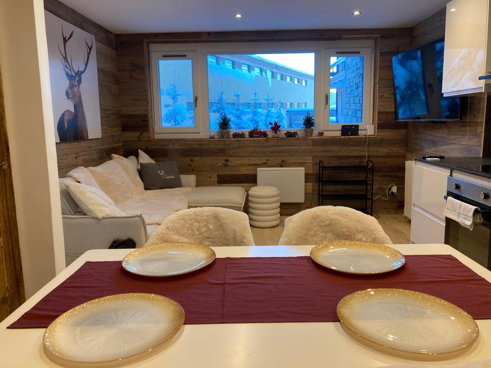 1650 Moriond - 2 Double Bedroom Near Snow Front クールシュヴェル エクステリア 写真